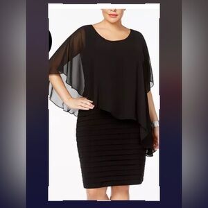 Betsy & Adam Classic Black Dress